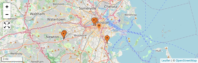 Related schools map
