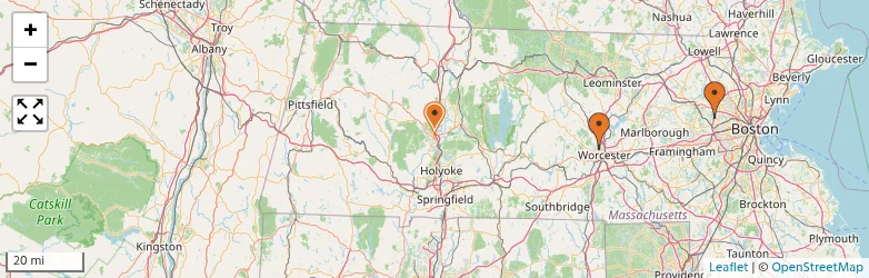 Related schools map