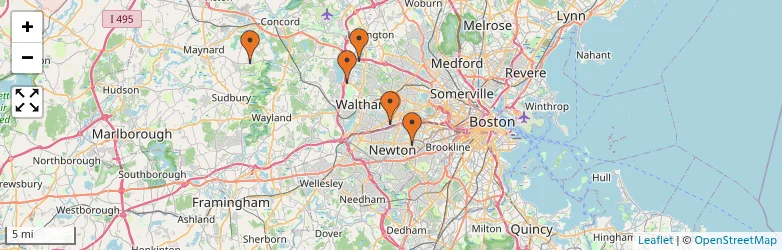 Related schools map