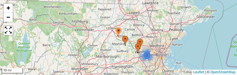 Related schools map