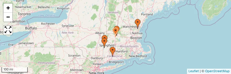 Related schools map