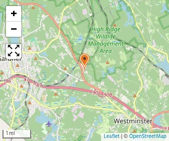 Map of Wachusett Hills Christian School