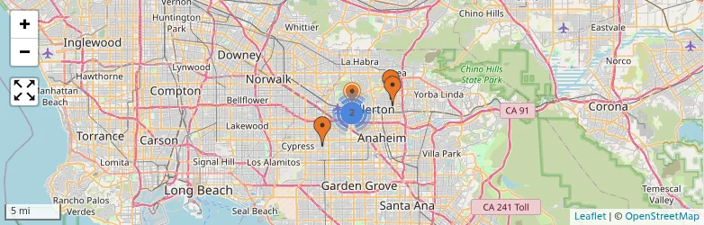 Related schools map