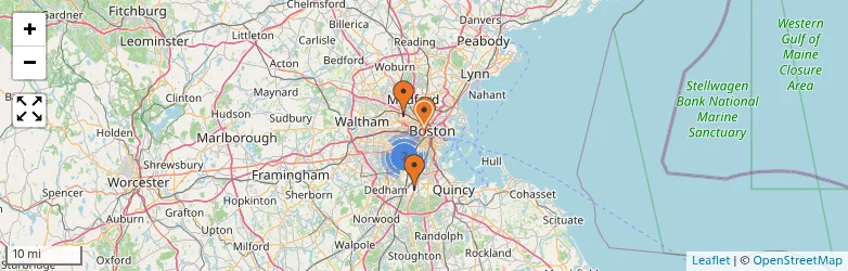 Related schools map