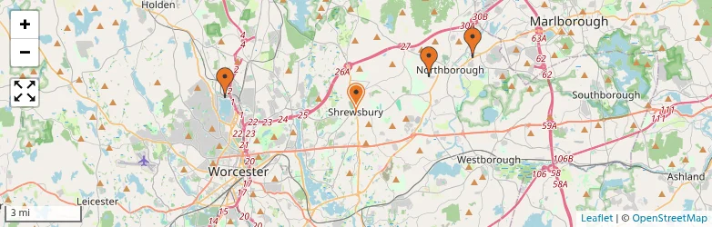 Related schools map