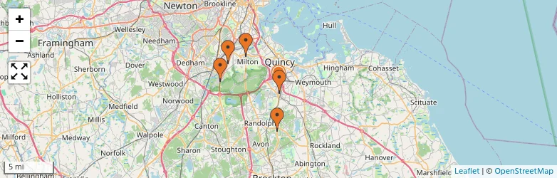 Related schools map