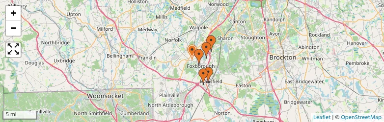 Related schools map
