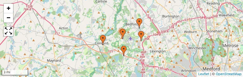 Related schools map