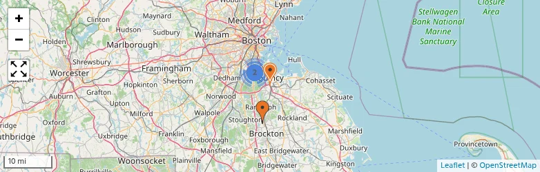 Related schools map