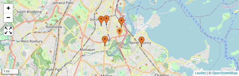 Related schools map