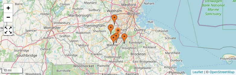 Related schools map