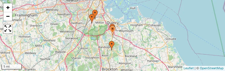 Related schools map