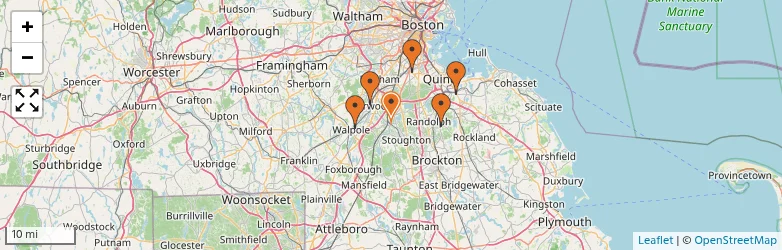 Related schools map
