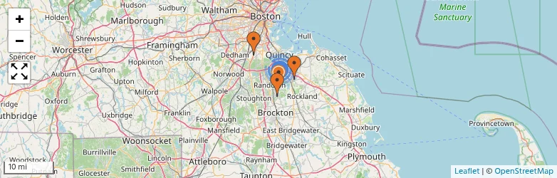 Related schools map