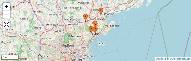 Related schools map