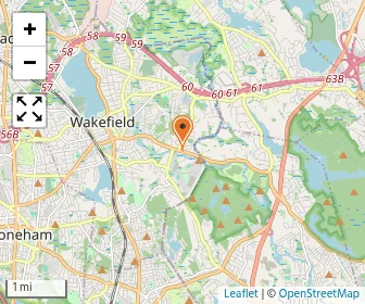 Map of Childrens Center Of Wakefield