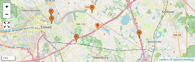 Related schools map