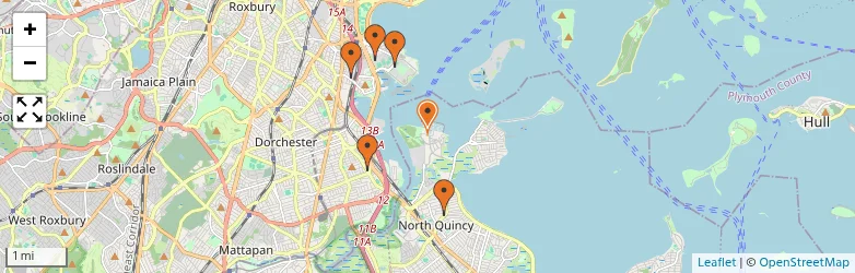 Related schools map