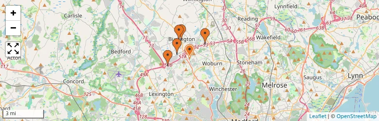 Related schools map