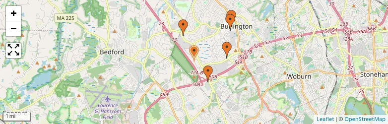 Related schools map