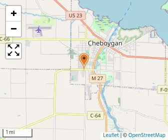 Map of Bishop Baraga Catholic School