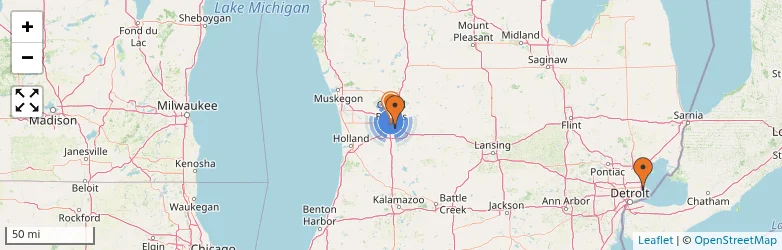 Related schools map