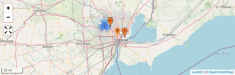 Related schools map