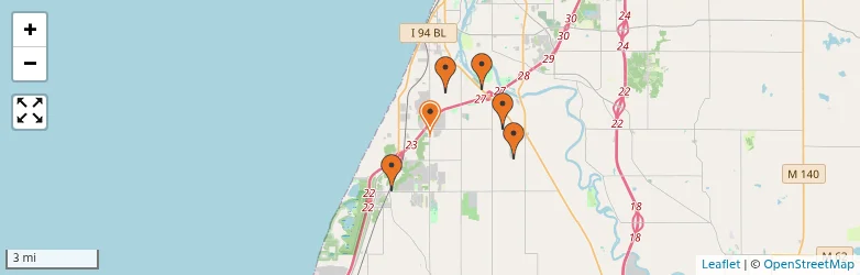 Related schools map