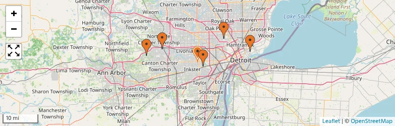 Related schools map