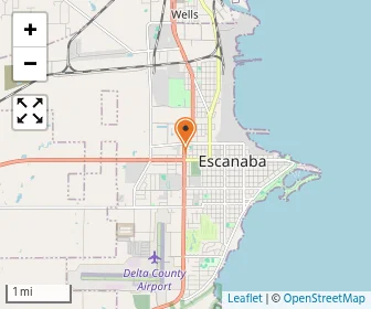 Map of Escanaba Sda School