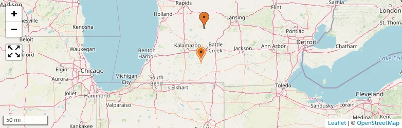 Related schools map