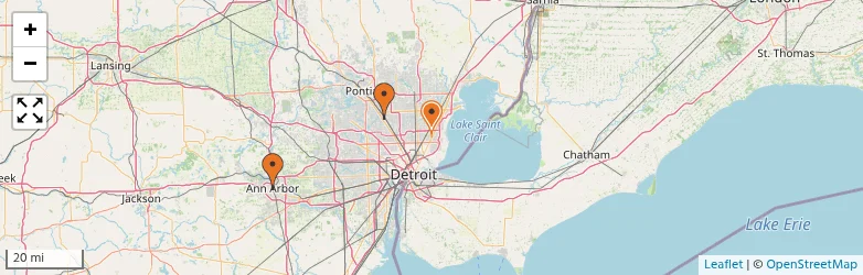 Related schools map