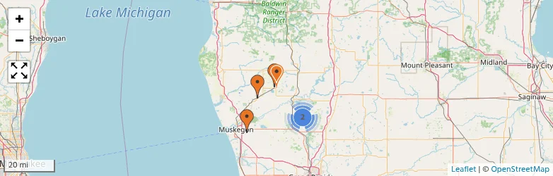 Related schools map