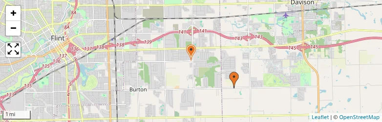 Related schools map