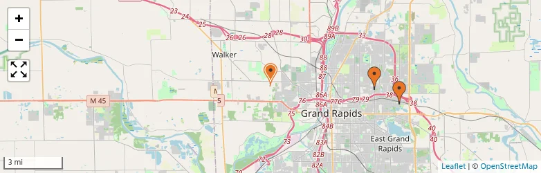 Related schools map