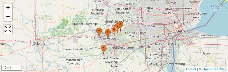 Related schools map