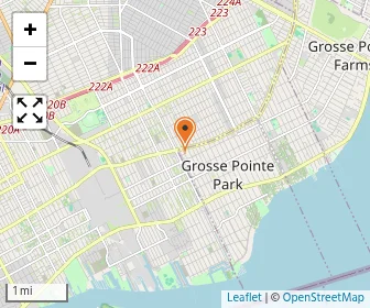 Map of Grosse Pte Christian Day School