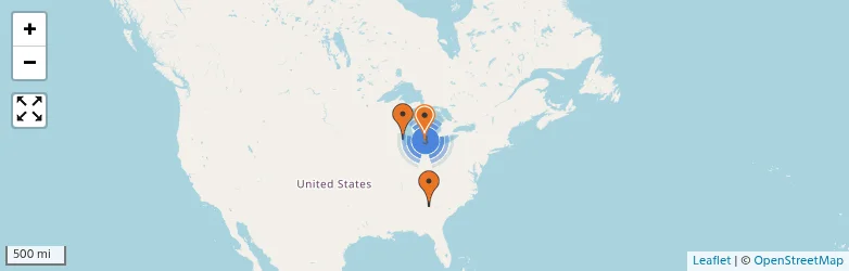 Related schools map