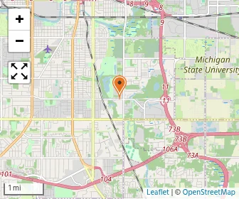 Map of Lansing Baptist School