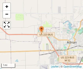 Map of Lenawee Christian School