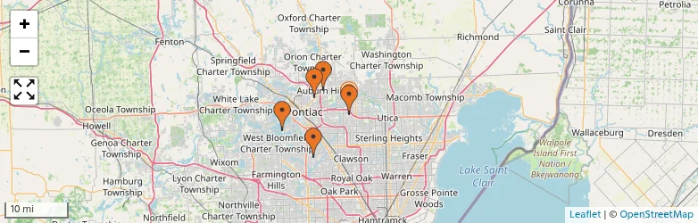 Related schools map