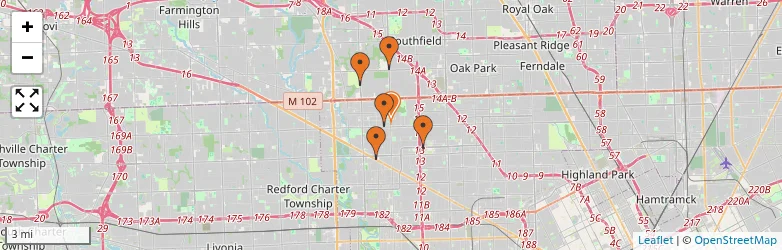 Related schools map