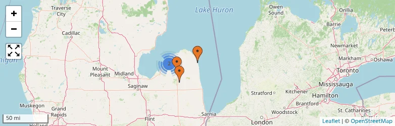 Related schools map