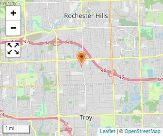 Map of Rochester Hills Christian School