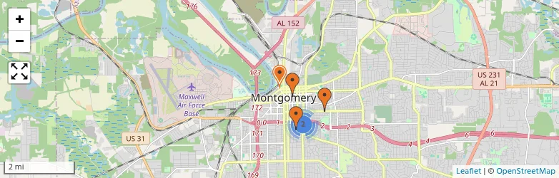 Related schools map