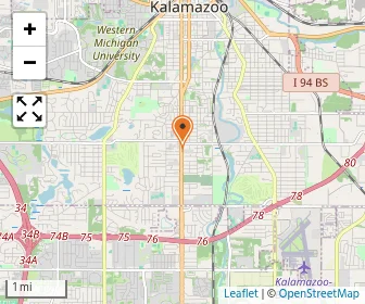 Map of Kalamazoo Christian Middle School