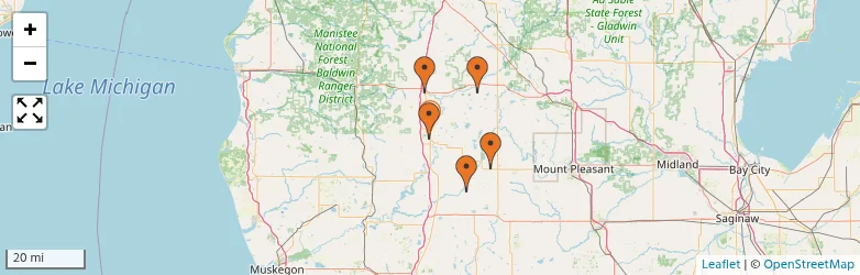 Related schools map