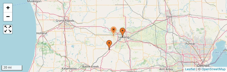 Related schools map