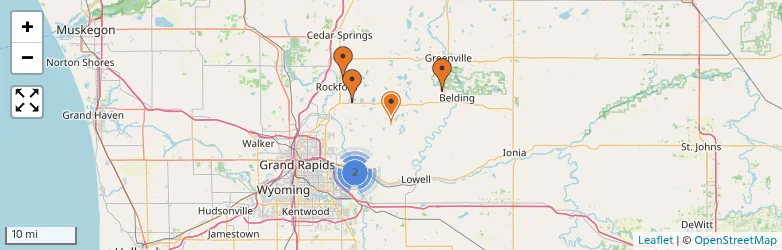 Related schools map