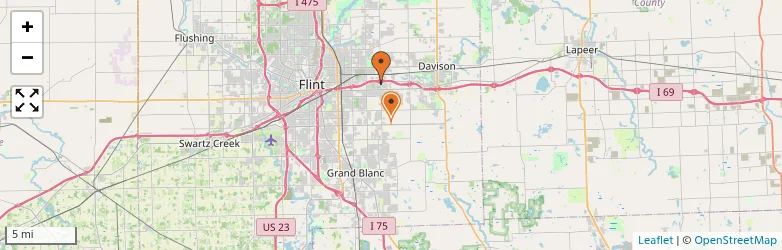 Related schools map